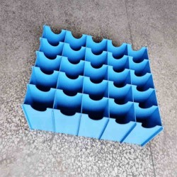 惠州藍(lán)色PP中空板刀卡 萬通板分隔板可按需定制