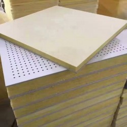 穿孔復(fù)合吸音板機(jī)房吊頂天花板防火阻燃穿孔硅酸鈣板墻面吸音板